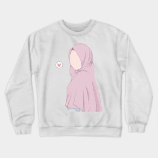 muslim cute Crewneck Sweatshirt